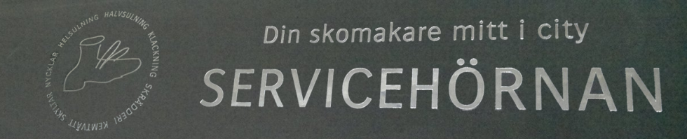 Skomakare nyckelservice Service Hörnan.fw